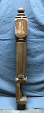 Antique Decorative Drop Finial Corner Newel Post 6x54 Old VTG Staircase 306-23B