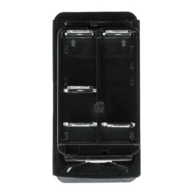 5/7 Pin Interruttore Pulsante 12/24V Per Barra Luminosa A LED ON/OFF - Foto 8