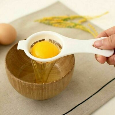 Kitchen Utensil Cooking Tool Egg Yolk White Separator Sieve Holder Divider 