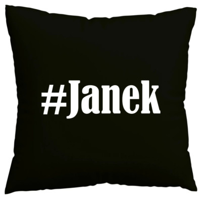 Kissenbezug #Janek I love Janek Schwarz 112960