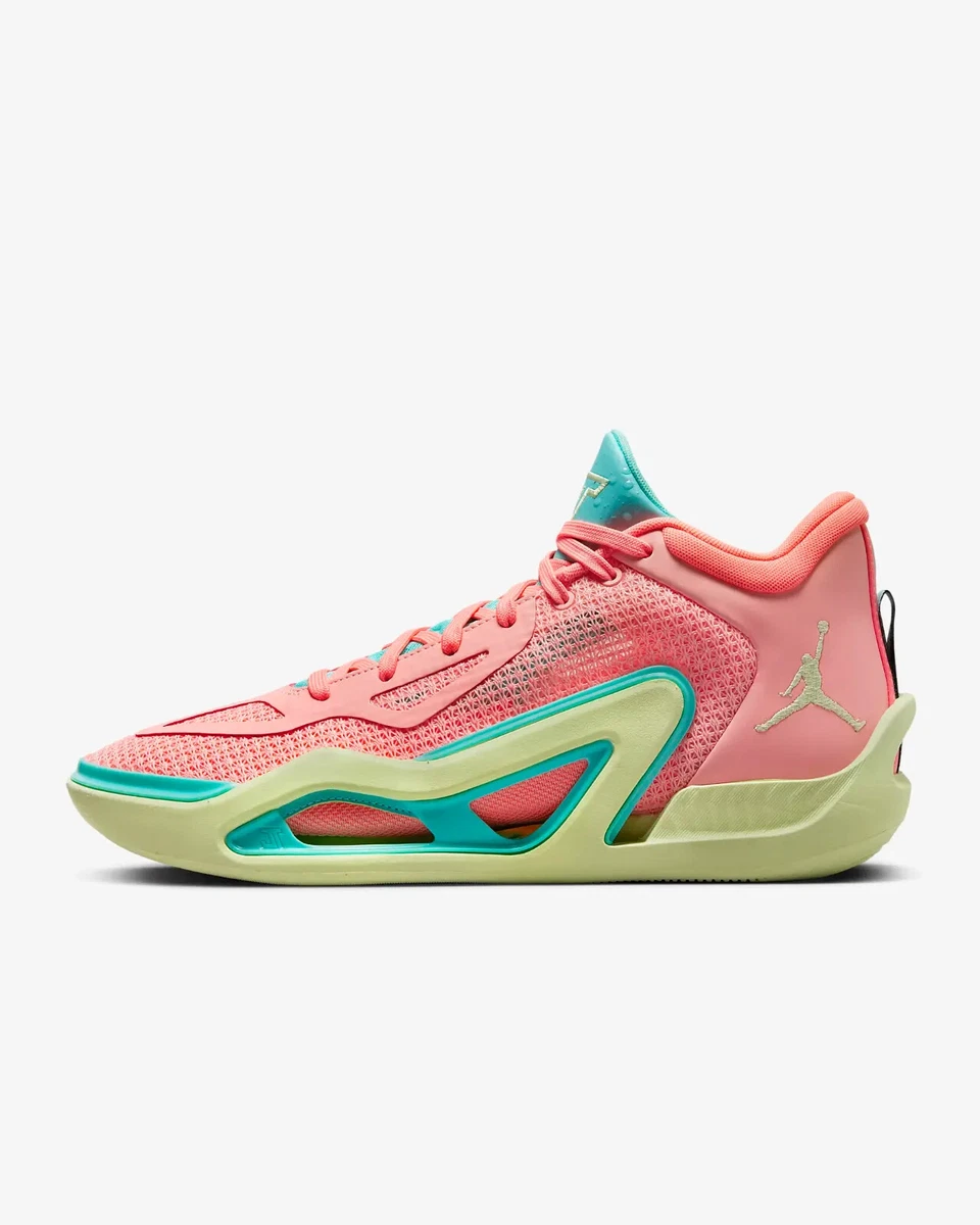 Nike Jordan Jayson Tatum 1 Pink Lemonade Tint Aurora Green Yellow Men &  GS Size