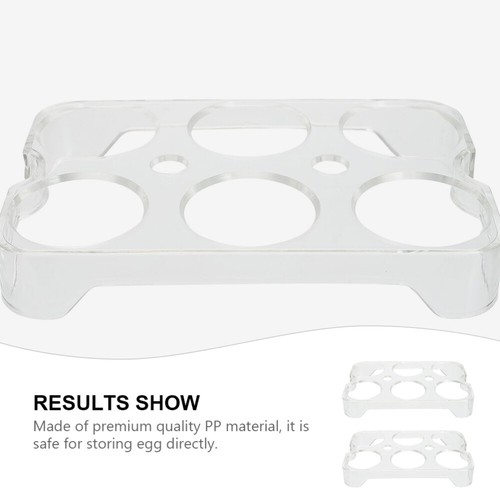 Egg Stand Holder Countertop Egg Tray Egg Organizer Clear Egg Container - Picture 5 of 12