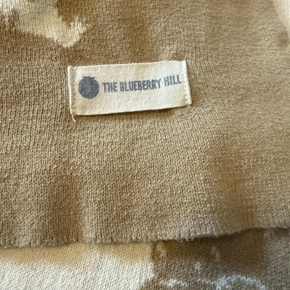 Manta neutra para bebé de algodón orgánico The Blueberry Hill Honey Bear Foto 2 de 4