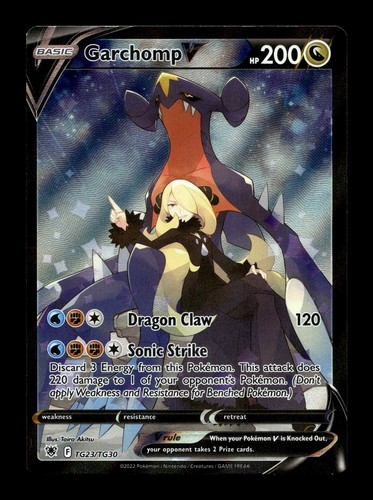 Garchomp V Astral Radiance Trainer Gallery #TG23 Ultra Rare Holo NM Pokemon