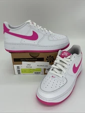 NWOB Superb Condition Size 6.5 Y Nike Air Force 1 Low Hot Pink/ W (FV5948–10)