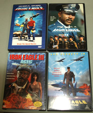 Iron Eagle , Iron Eagle II , III , On The Attack 4 DVD LOT Louis Gossett, Jr.