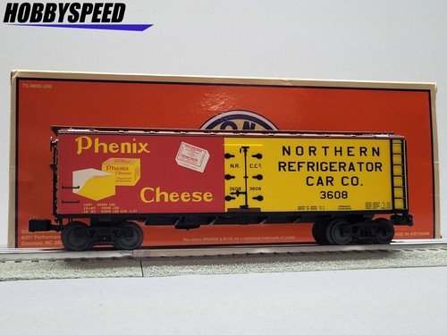 LIONEL PHENIX QUESO FRIGORÍFICO JUNTO A LA MADERA #3608 CALIBRE O tren de carga 2642042 NUEVO | Condition: New