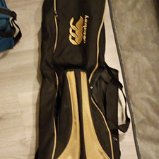 Canterbury Field Hockey Equipment Bag Black/Gold Zip Backpack Straps Handle