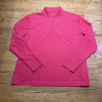 Chick-fil-A Pullover Mens 3XL Red Quarter Zip Team Style Polyester Shirt Work