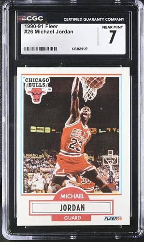 1990-91 Fleer Michael Jordan #26