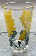 Boscul Peanut Butter Jar Glass Tumbler American Lotus Flower Juice Size
