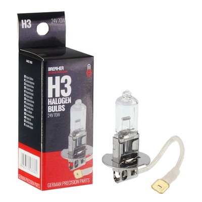 GLÜHBIRNE H3, 24V, 70W PK22S, E13 ZULASSUNG