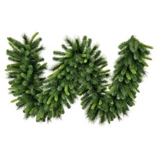 Vickerman 50' x 14" Bangor Mixed Pine Unlit Artificial Christmas Garland with