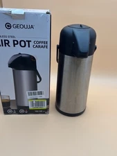 Airpot Coffee Carafe for Keeping Hot 102 OZ/ 3L Large Coffee Dispenser with Pump