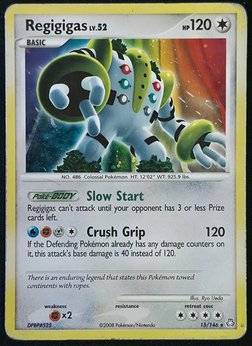 Regigigas 15/146Holo Pokémon Legends Awakened HP