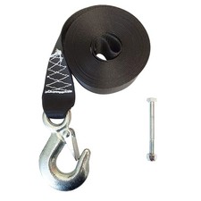 Rod Saver Winch Strap Replacement - 16', WS16 Trailer Parts: WS25