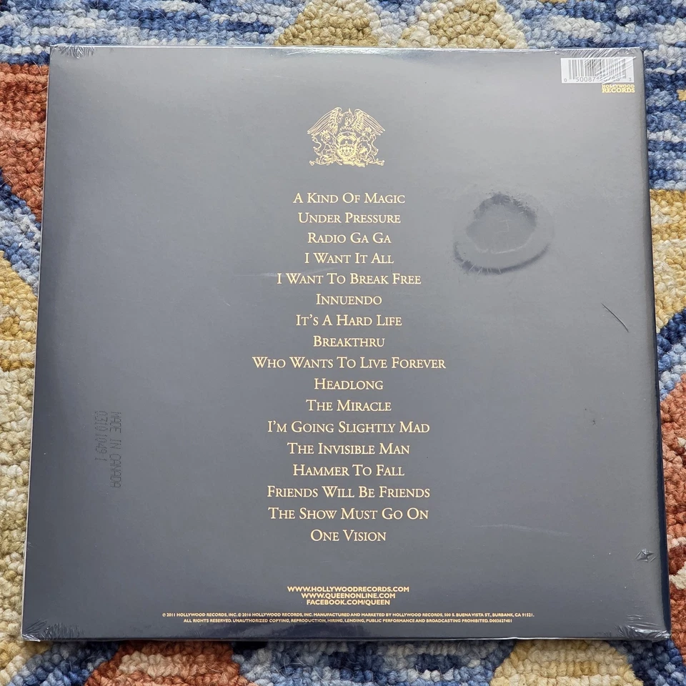 Queen - Greatest Hits 2 II 2LP Blue Vinyl Exclusive Limited NEW - Image 4 of 4