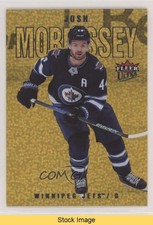 2021 Upper Deck Fleer Ultra Gold Speckled Rainbow Foil Josh Morrissey READ 14ni