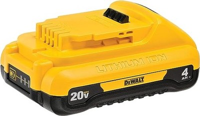 DEWALT 20V MAX COMPACT LITHIUM-ION 4.0AH BATTERY DCB240 - Yellow