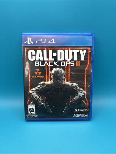 Activision Call of Duty: Black Ops III PS4 Shooter Multiplayer Zombies Manual