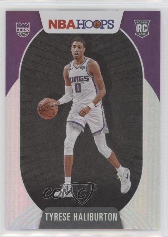 2020-21 Panini NBA Hoops Silver /199 Tyrese Haliburton #238 Rookie RC 0m89