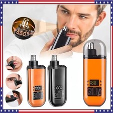 USB Rechargeable Nose Ear Hair Trimmer for Men Portable Clipper Original - USA
