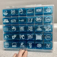 Teacher Stamps 30 Rubber Stampers from Learning Resources Classroom School Grade