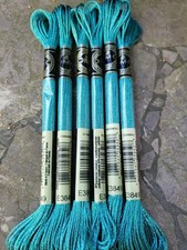 DMC Light Effects Embroidery Floss metallic E3849 Teal Green 6 skeins