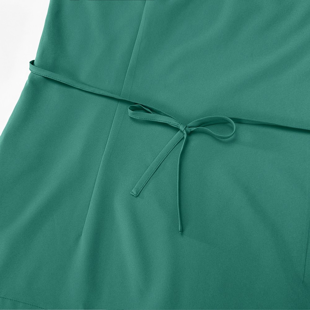 Professional Women's Scrubs 2025 Y-Neck Top& Pants Set Comfortable