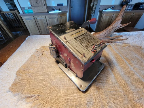 Antique Todd Century Protectograph Check Writer Model 1700 1920s - Picture 4 of 11