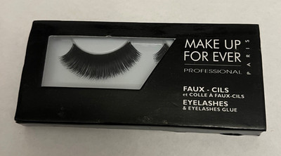 1 Pair New In Box Make Up Forever Professional Paris Eyelashes With Eyelash Glue