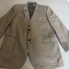 Jos A Bank Signature Collection Sport Coat Blazer Men s 48L Gray Glen Plaid Wool
