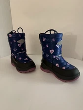 Enkidee Blue/Purple Girls Puffy Boots Little Girls 12