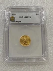 2011 $5 Gold Eagle 1/10 oz Fine Gold Coin ICG MS 70  ~ Amazing ~