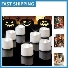 Battery Operated Flameless Tea Lights - 200 Hour Glow for All Occasions