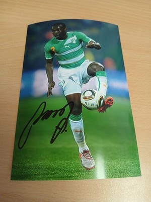 Arthur Boka Ivory Coast Signed Photo NEW 