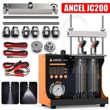 ANCEL JC200 2-Cylinder 12V Car Motorcycle Fuel Injector Spray Nozzle Cleanner