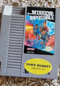 Mission: Impossible for the NES - Cartridge & Manual - TESTED WORKING - Retro MI