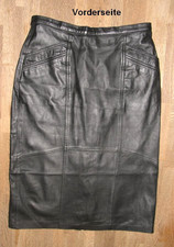 Gonna Lunga In Pelle Nera In Ca. Taglia 42