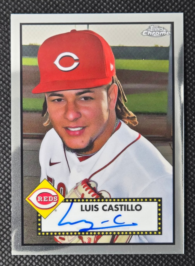 2021 Topps Chrome Platinum Anniversary - Autographs Luis Castillo #PA-LC (AU)