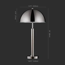 Safavieh HARVEY METAL DOME TABLE LAMP, Reduced Price 2172768060 CTL1024B