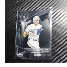 Topps 2023 Chrome Black Christian Yelich #BC-5 Brewers Baseball Card