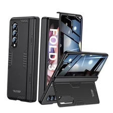 for Samsung Galaxy Z-Fold-3 Privacy Fold3 Case with Privacy Screen Black