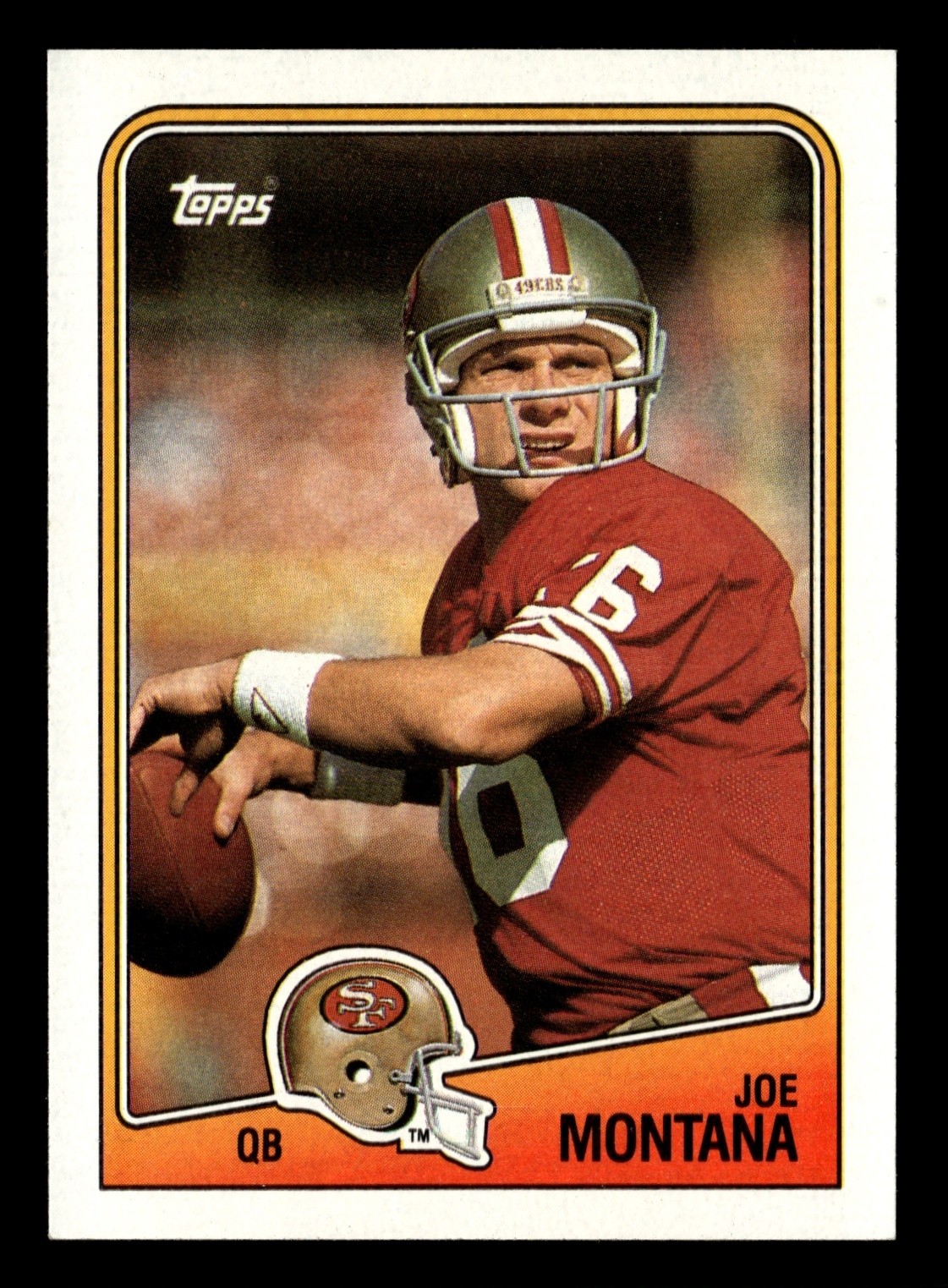 1988 TOPPS #38 JOE MONTANA 49ERS