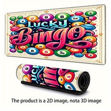 40 90cm Extra-Large Bingo Gaming Mouse Pad  Desk Mat with Non-Slip Rubber Base