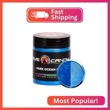 Eye Candy Pigments Premium Blue Mica Powder - Dark Ocean Blue 25gr - for Epoxy