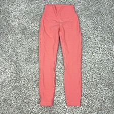 Lululemon Pants Womens 4 Pink Align High Rise Yoga Leggings Athletic Ankle 25"