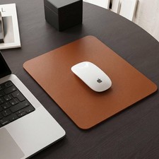 Leather Desk Pad Protector, Waterproof Mouse Pad, PU Desk Mat, Office Desk