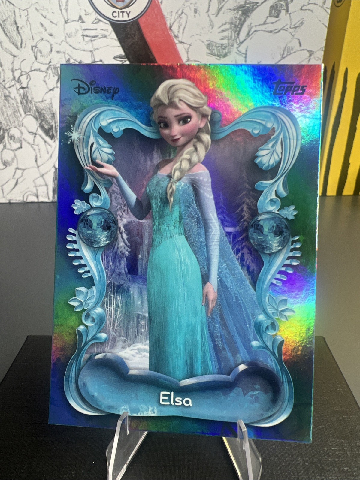 2025 Topps Disney Wonder Elsa Frozen Character Variation Foil #F-1