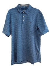 VINEYARD VINES Shirt Mens Medium Performance Bradley Stripe Sankaty Polo Golf